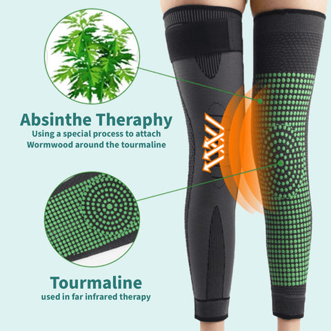 Tourmaline Acupressure Self-Heating Knee Sleeve