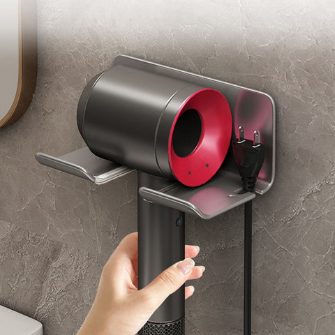 Wall-Mounted Hair Dryer Holder